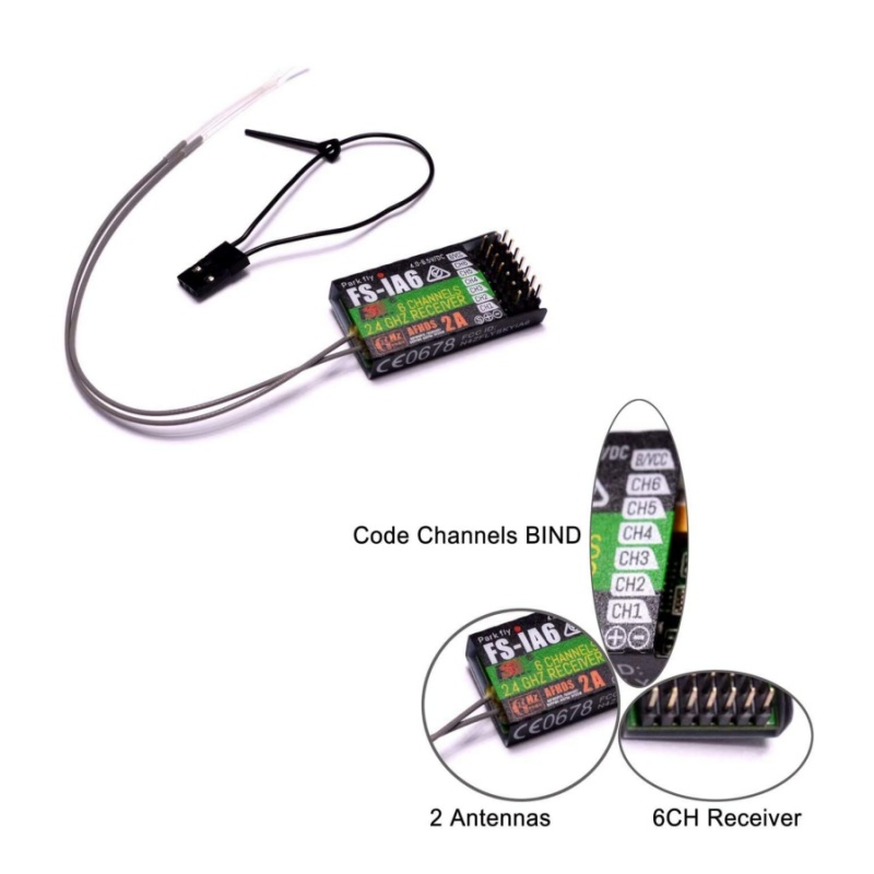 Flysky FS-IA6 Receiver 6CH Dua - Drone Racing Battery review and price