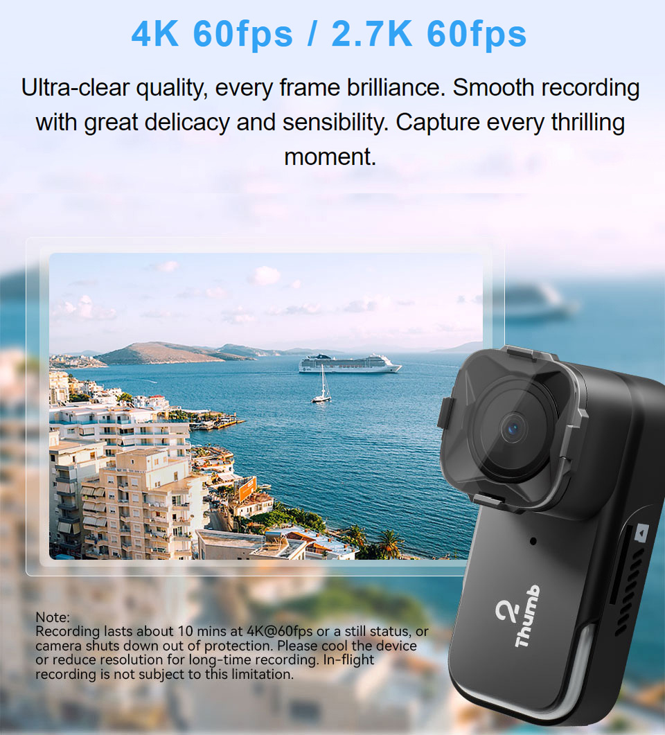 New Version RunCam Thumb 2 4K  - Drone Racing Camera review and price