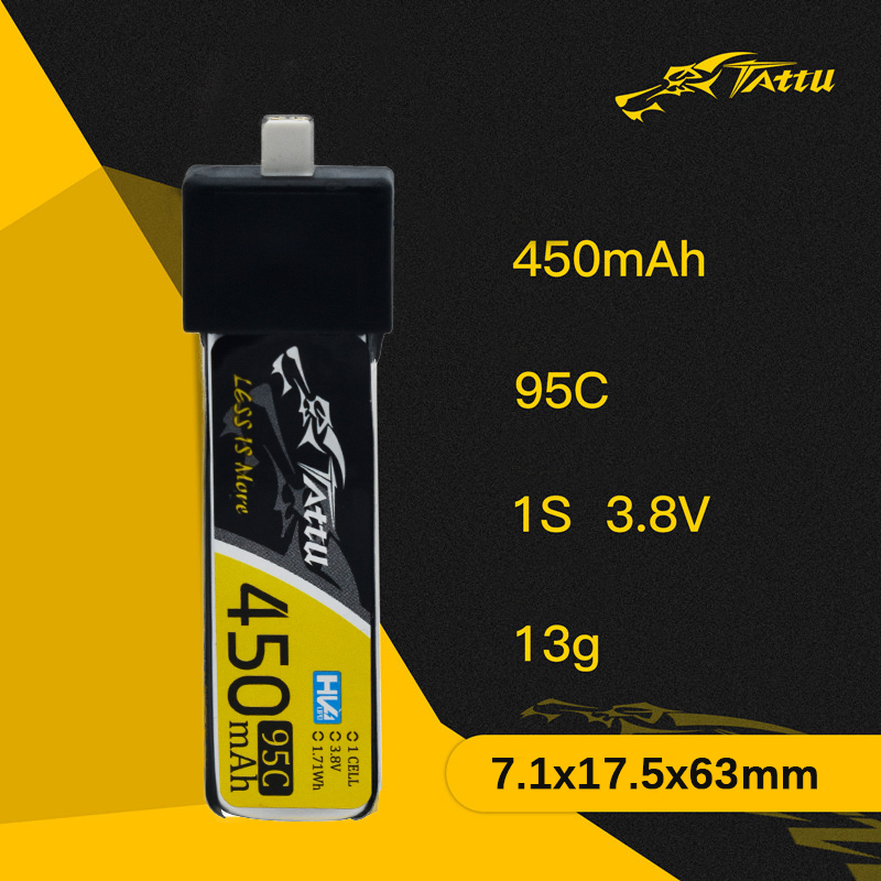 3Pcs NEW TATTU 450/500/550mAh  - Drone Racing Battery review and price